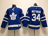 Youth Toronto Maple Leafs 34 Auston Matthews Blue Adidas Stitched NHL Jersey,baseball caps,new era cap wholesale,wholesale hats